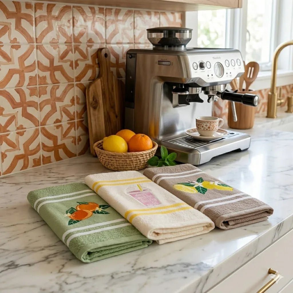 Strofinacci Maestri Cotonieri Agrumi 50x70 cm Cotone - The King Luxury