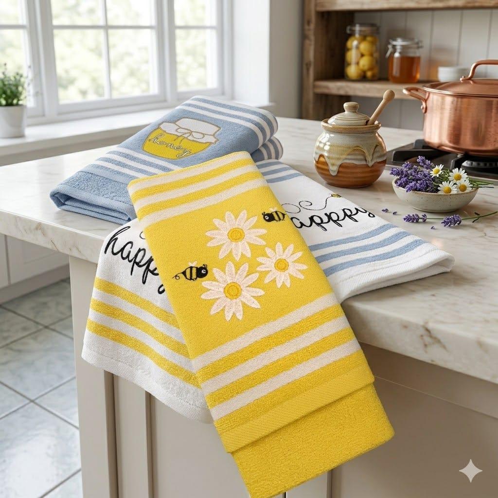 Strofinacci Maestri Cotonieri Happy 50x70 cm Cotone - The King Luxury