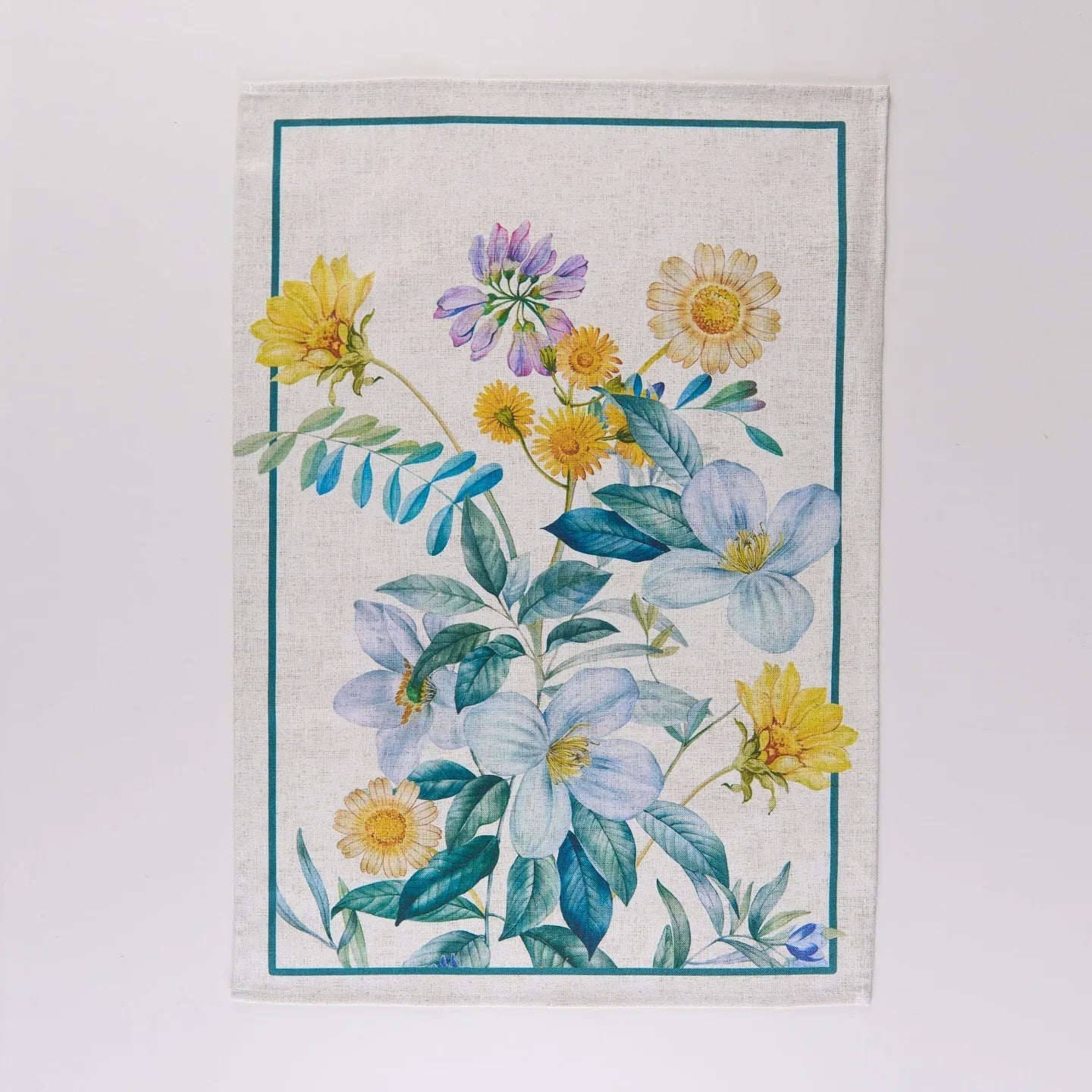 Strofinaccio Maè Via Roma 60 Dublino – 100% Cotone Stampa Floreale - The King Luxury