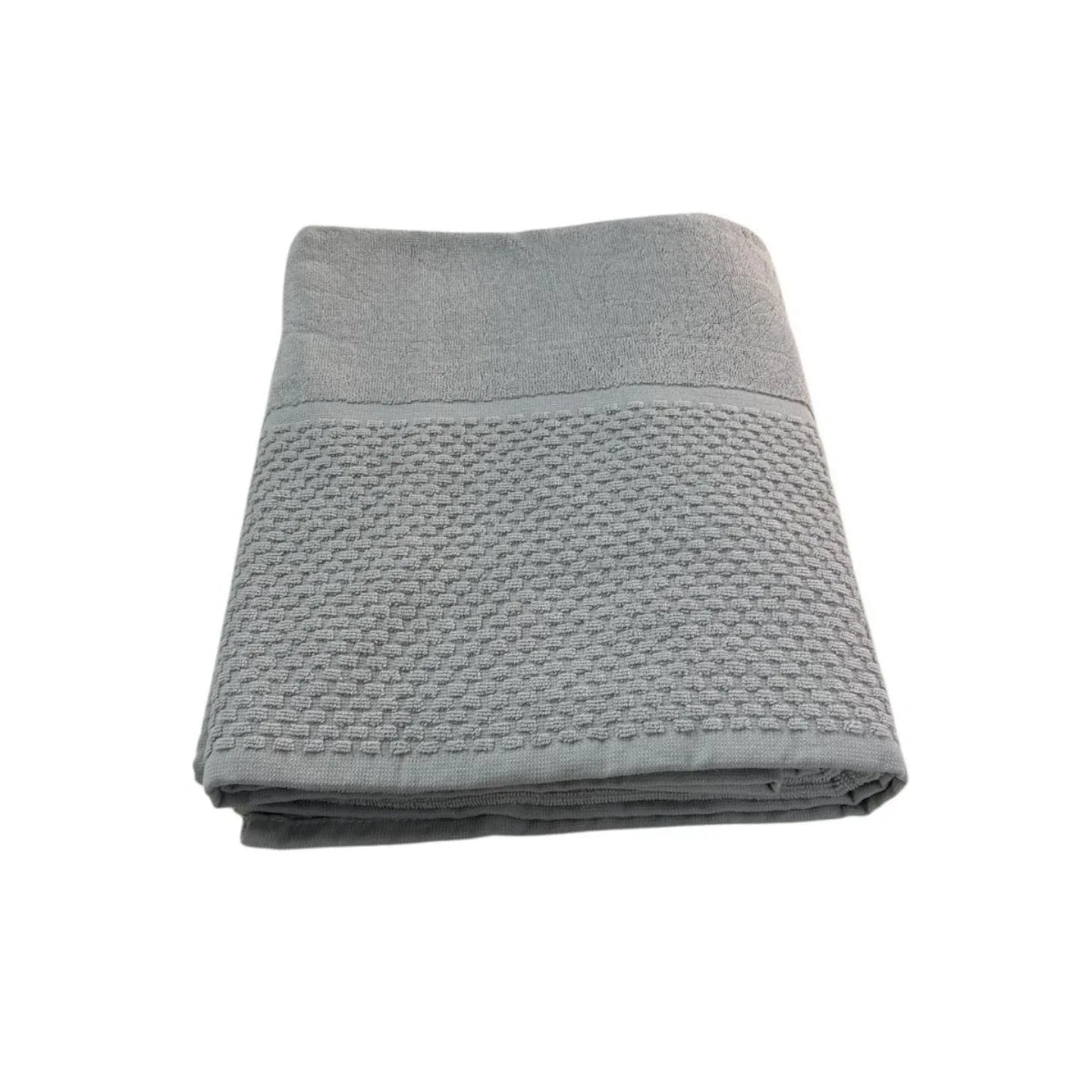 Telo Bagno Check Via Roma 60 – Spugna di Cotone Extra Soffice 100x150 cm - The King Luxury