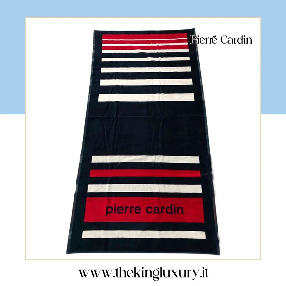 Telo mare Pierre Cardin Velur 90x160 CM Spugna di Cotone Cimato - The King Luxury
