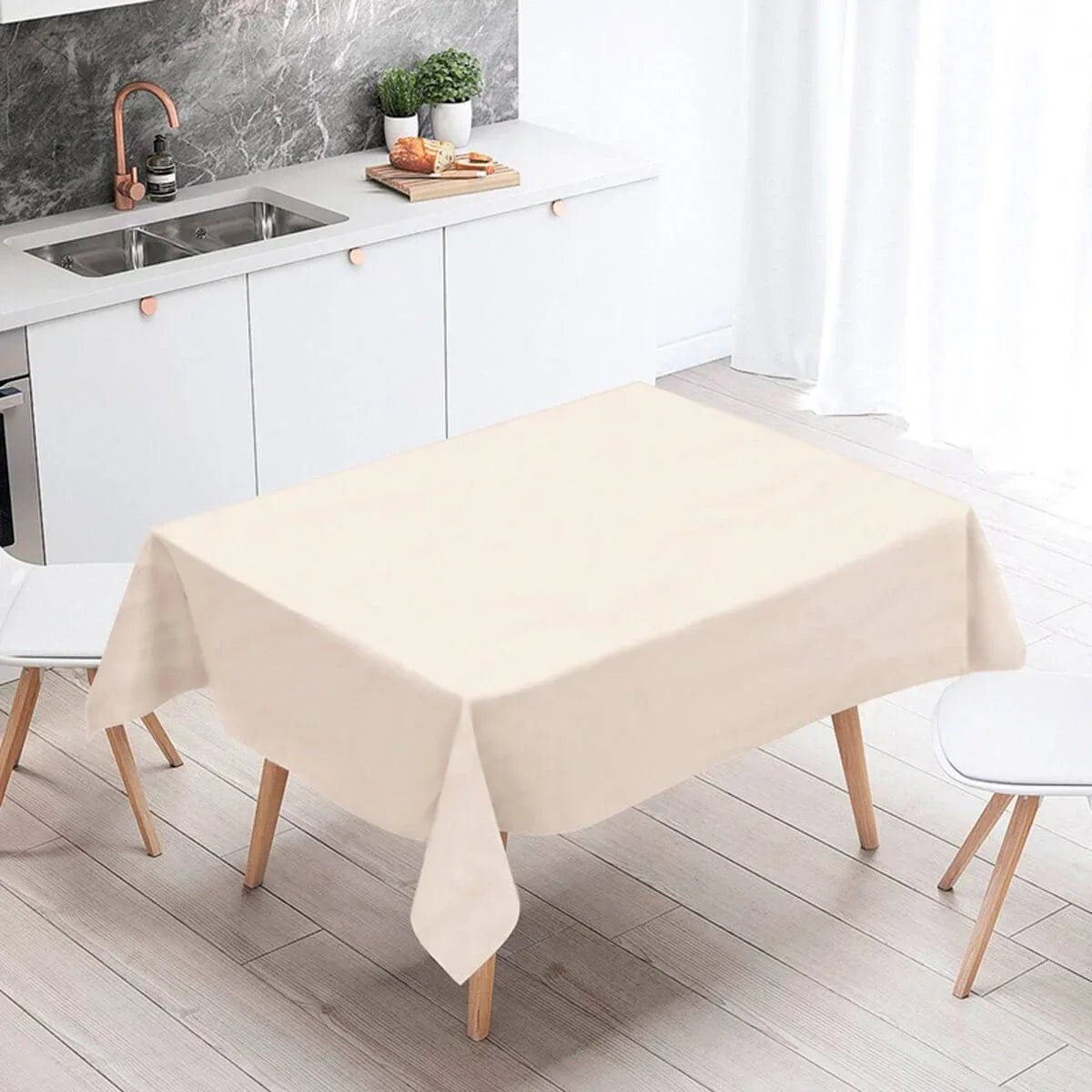 Tovaglia da Tavola Antica Tessitura Italiana Sempre Pulita X18 Poliestere - The King Luxury