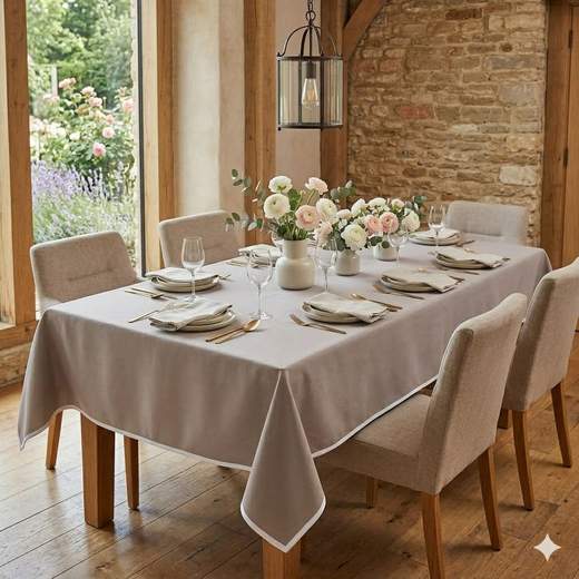 Tovaglia da Tavola Mae' Via Roma 60 Freshness X12 Microresinato - The King Luxury