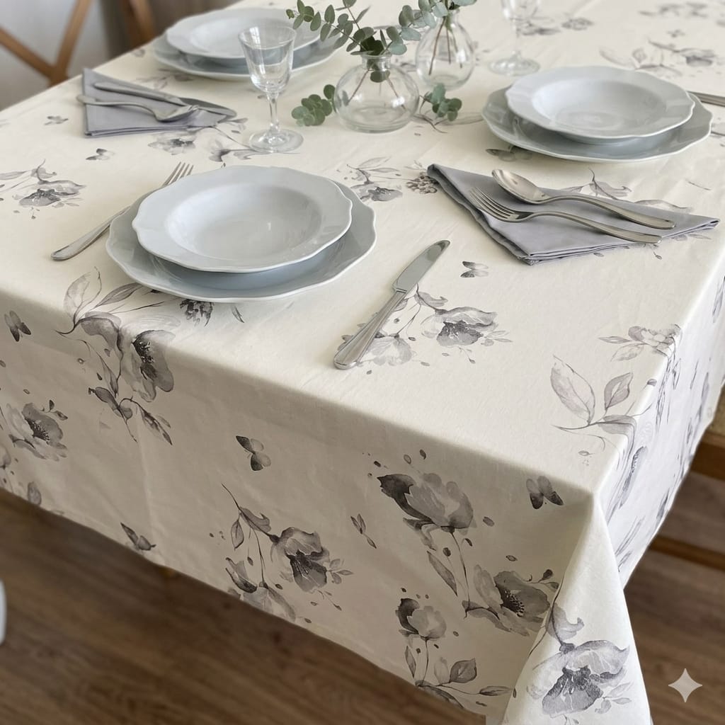 Tovaglia da Tavola Maestri Cotonieri Botanique X12 Cotone - The King Luxury