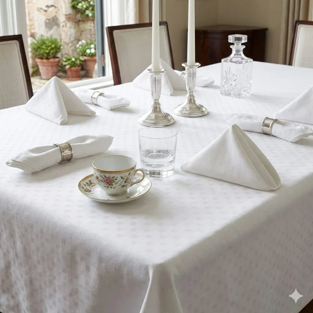 Tovaglia da Tavola Maestri Cotonieri Damina X12 Cotone - The King Luxury