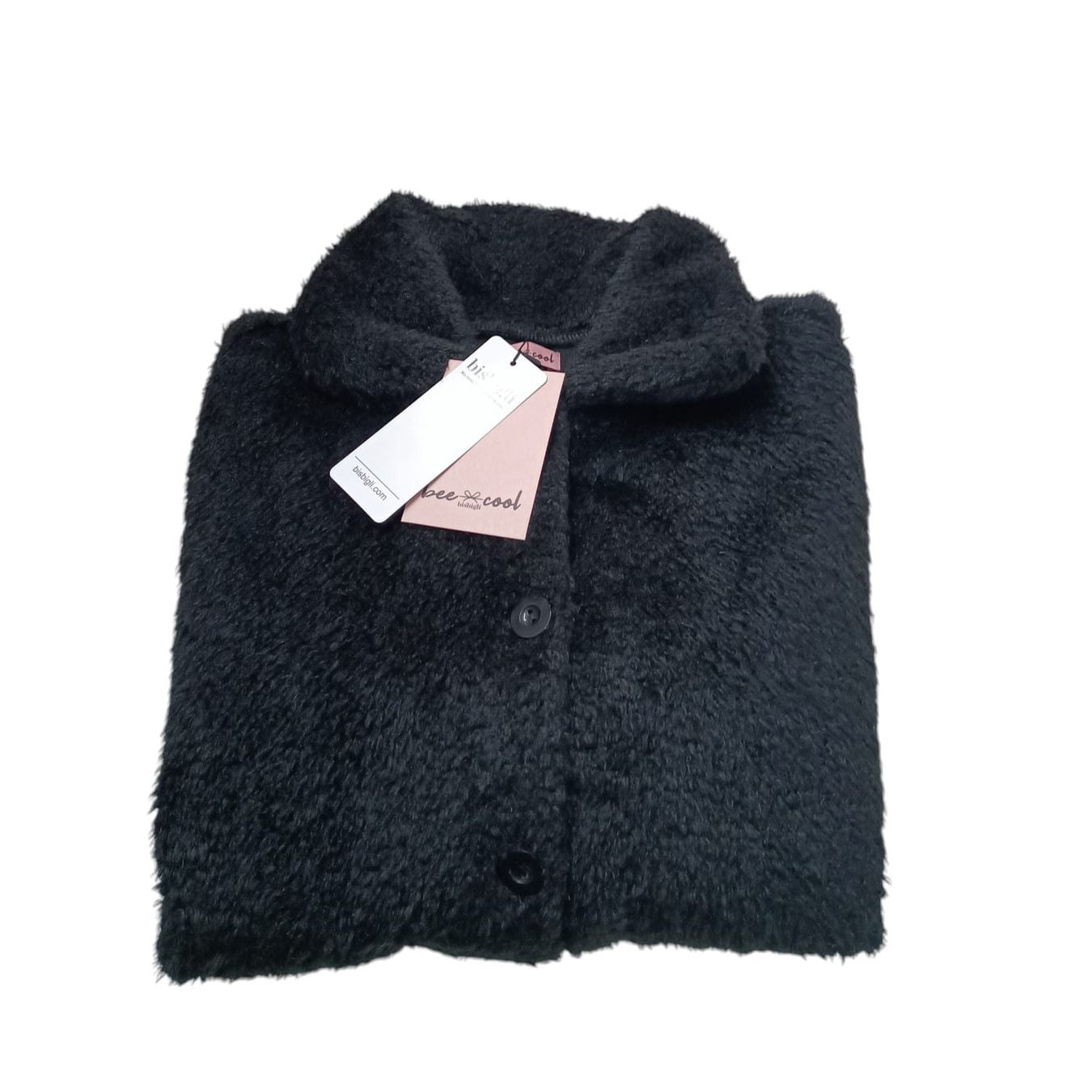 Giacca da camera donna Bisbigli BO388606, collo con bottoni, tessuto Coral 100% poliestere, taglia 42, Made in Italy