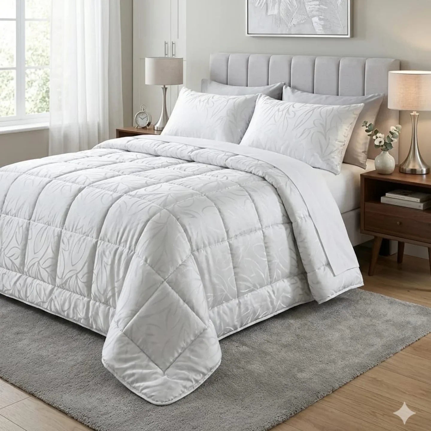 Trapunta Casa Giulia Fabrizia Matrimoniale Jacquard - The King Luxury