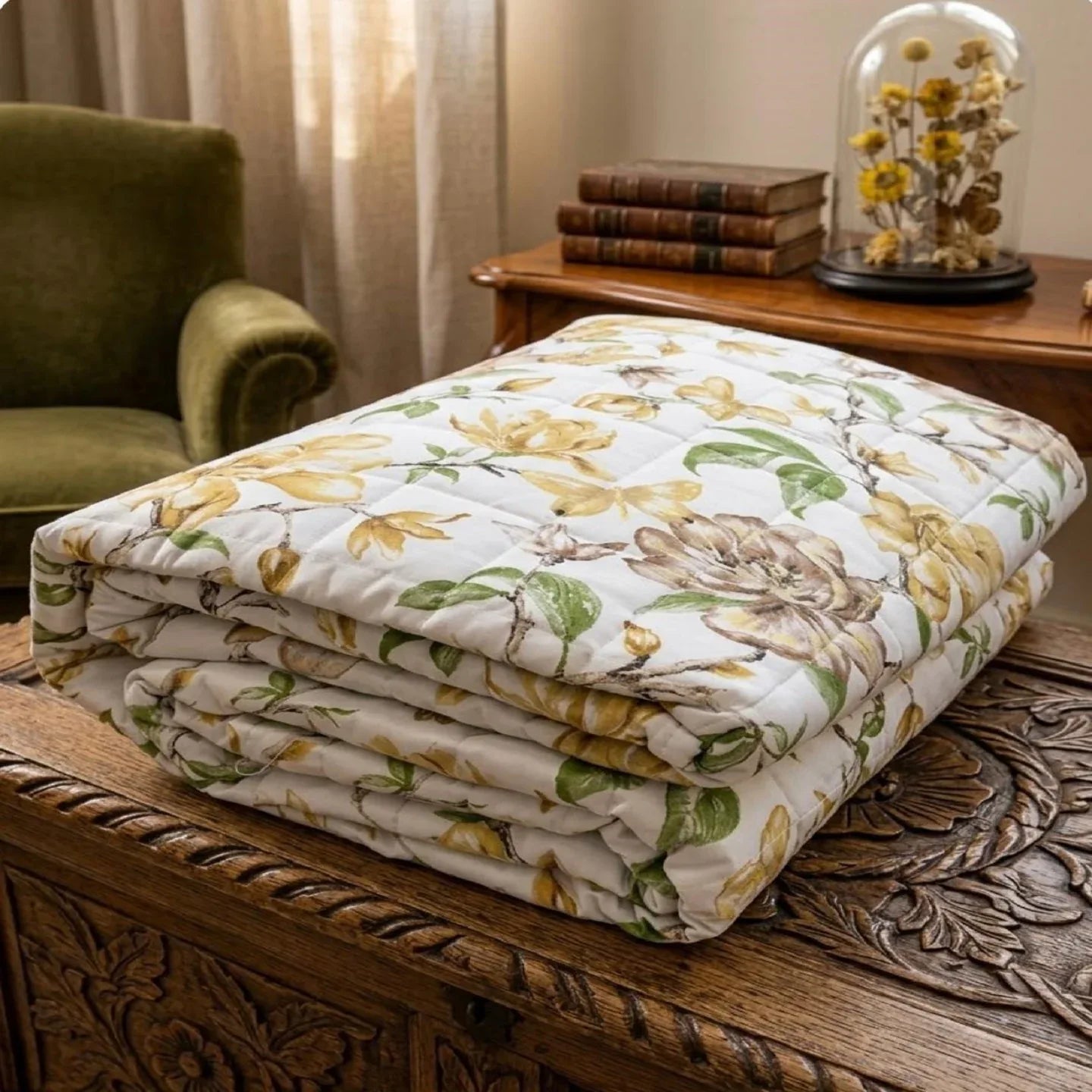 Trapuntino Casa Giulia Tolosa Holland Matrimoniale Raso Cotone - The King Luxury