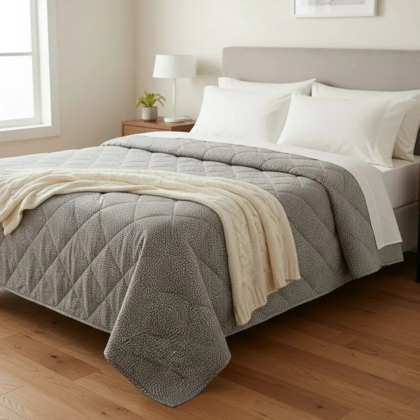 Trapuntino matrimoniale Borbonese Oplà Matrimoniale Raso di Cotone - The King Luxury