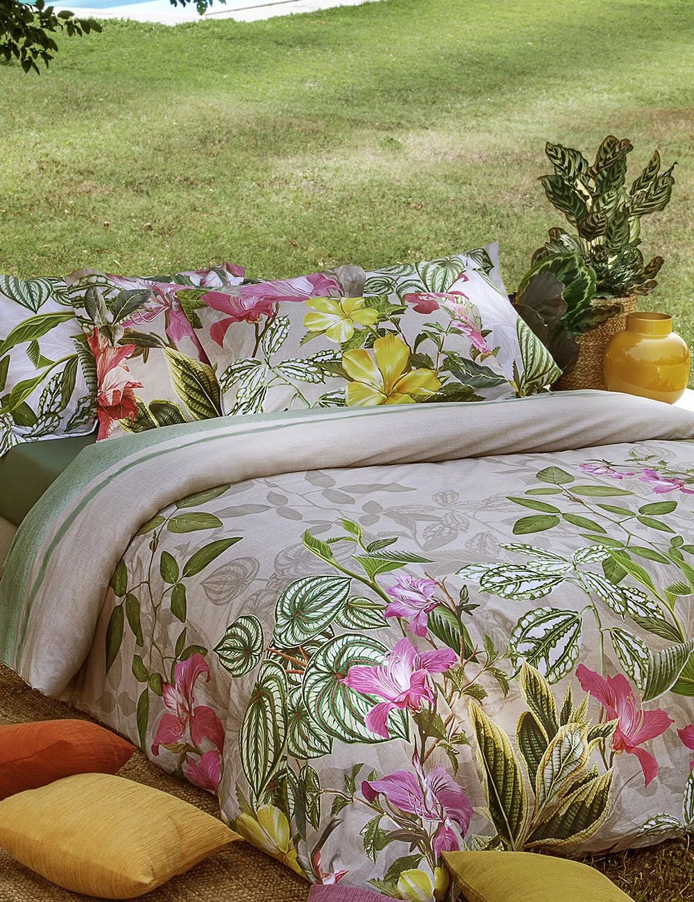 Trapuntino matrimoniale Tessitura Randi Alma Matrimoniale Percalle di Cotone - The King Luxury