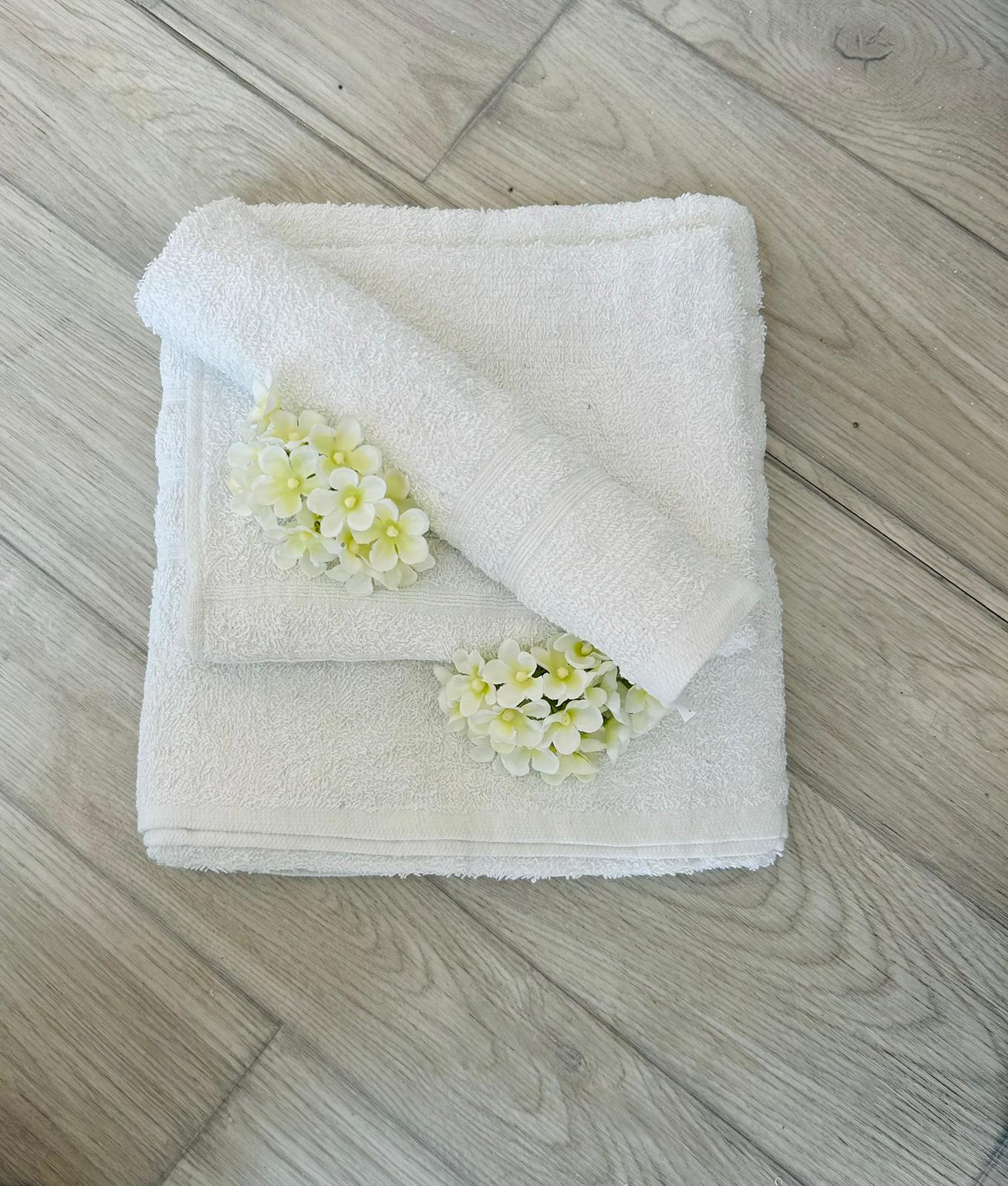 Set asciugamani 3 pz Suprema Dominique Spugna di Cotone