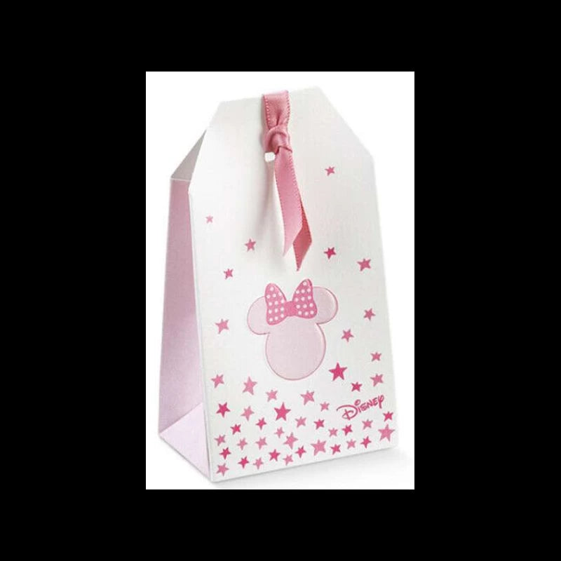 Scatolina Nascita Bimba Busta Disney Minnie Stars Rosa