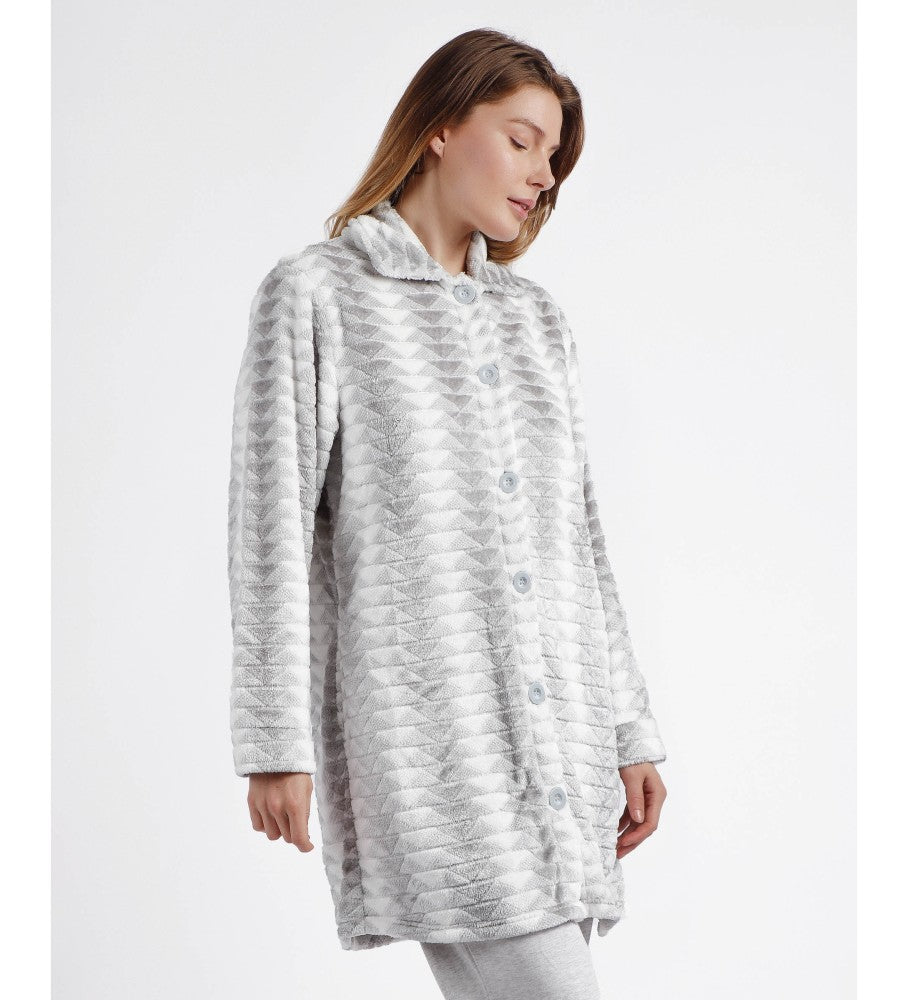 Giacca donna Admas 67029 L in pile coral, colore tinta unita, calda e soffice, perfetta per l’inverno.