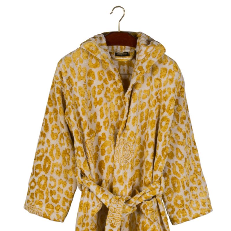 Accappatoio Roberto Cavalli Snow Leopard S/M Spugna di Cotone