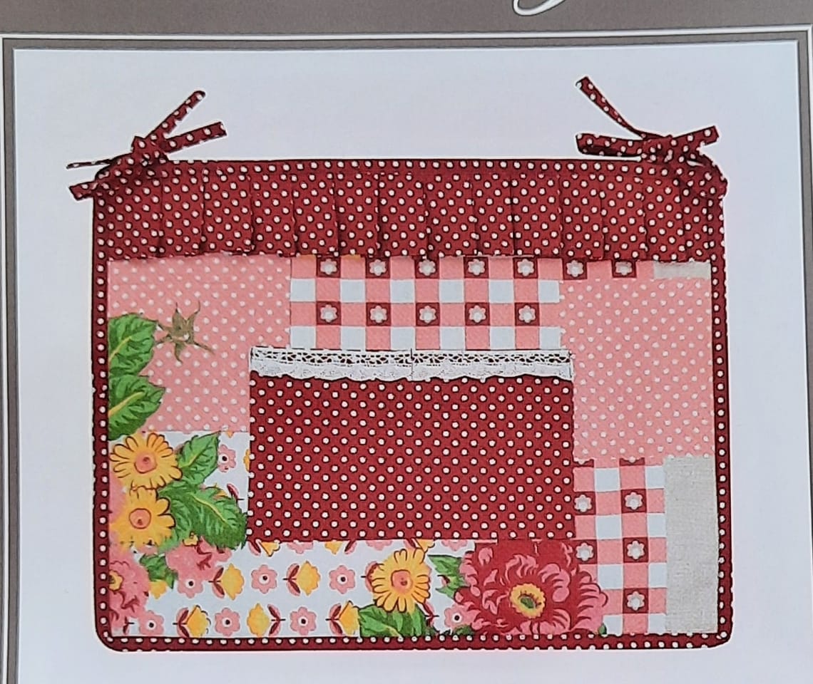 Copriforno Preziosa Peonia in tessuto Panama con fantasia floreale, misura 50 x 40 cm, elegante e pratico per la cucina