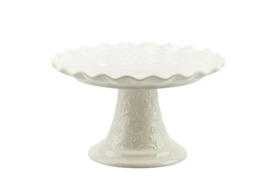 2 Pezzi Matrimonio Harmony Alzata PRMT24032 Porcellana - The King Luxury