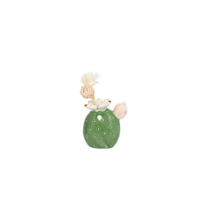 2 Pezzi Profumatore Harmony Cactus Porcellana Matrimonio - The King Luxury