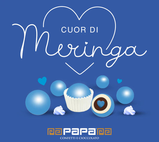 Confetti Papa Meringa blu mediterraneo