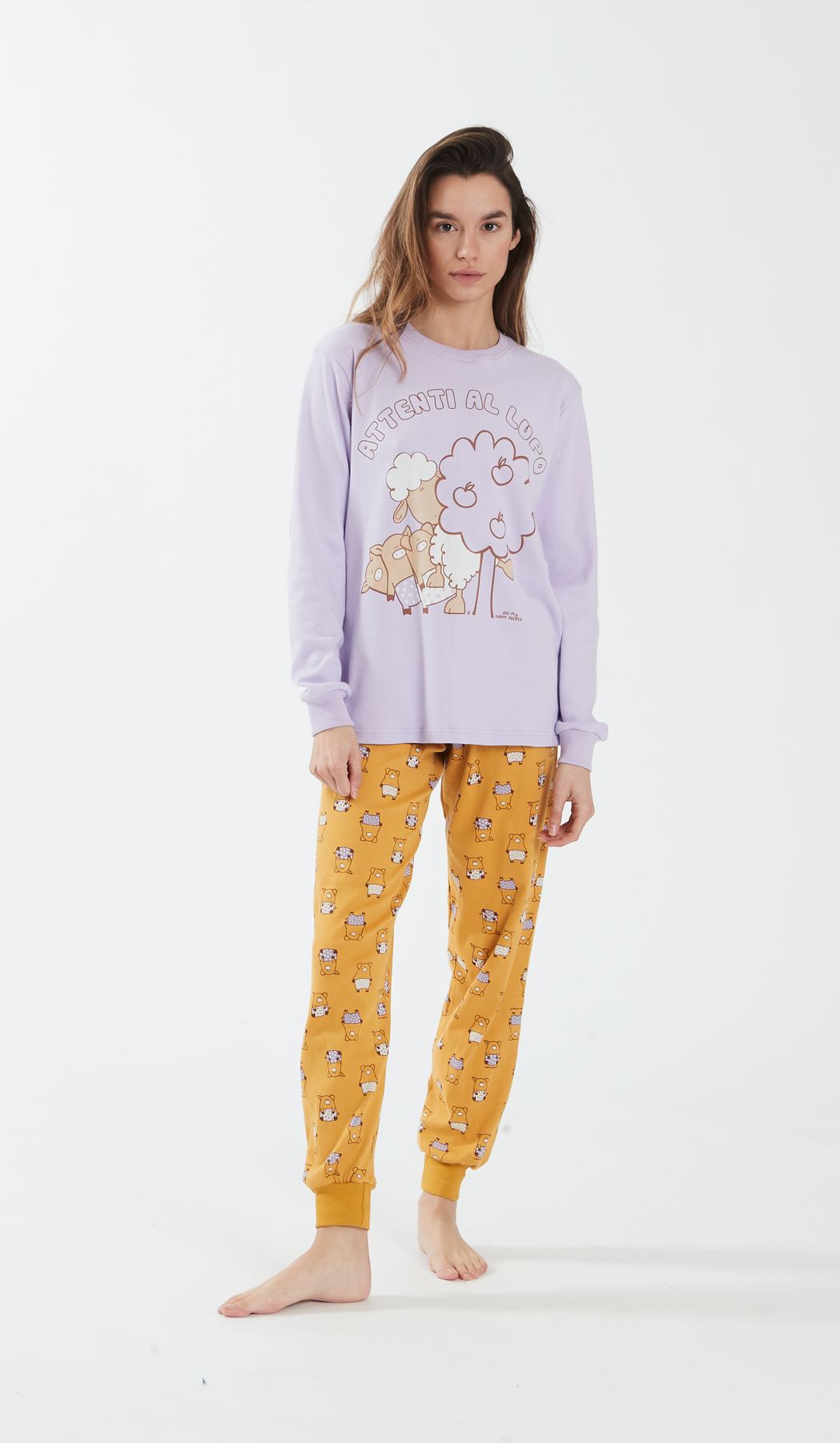 Pigiama Donna Happy People Attenti