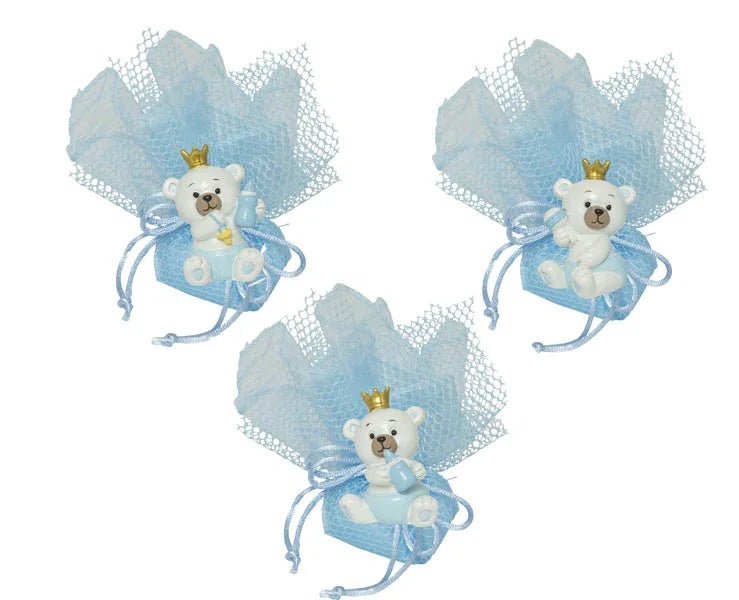 5 Pezzi Orsetto 3d Resina Nascita Bimbo Harmony - The King Luxury