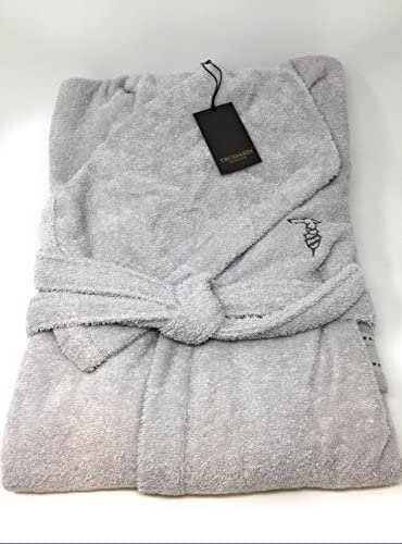 Accappatoio Trussardi Ribbon Cappuccio L/XL Spugna di Cotone