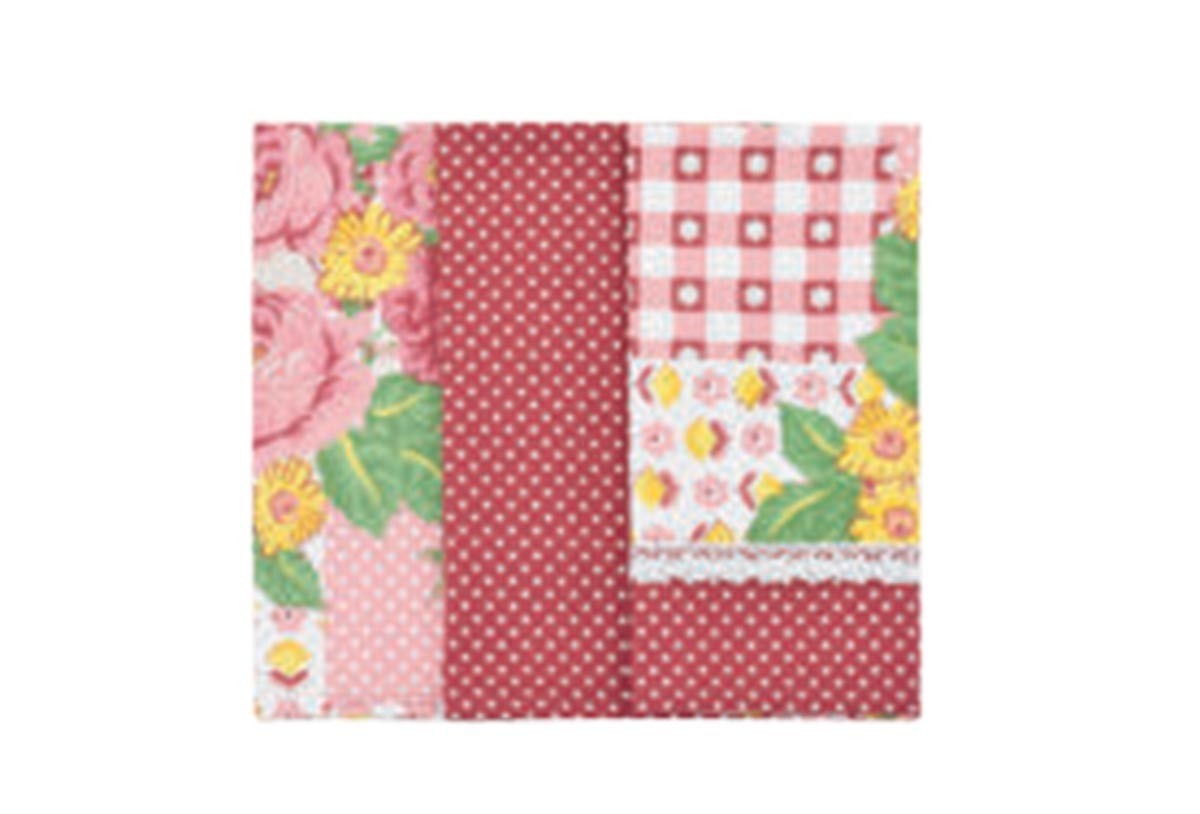 Set strofinacci 3 pz Preziosa Peonia Panama