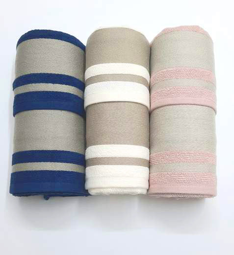 Set Asciugamani 3+3 Maestri Cotonieri Asia Spugna di Cotone
