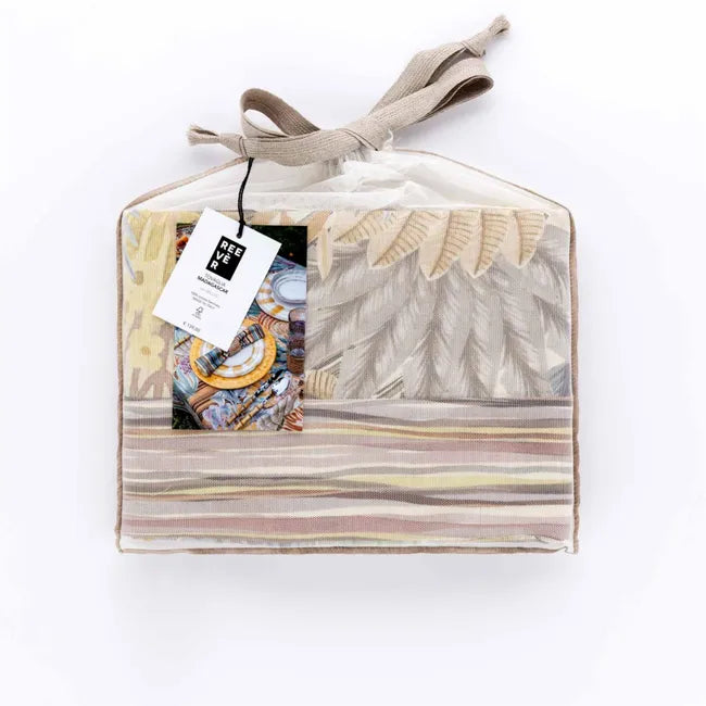 Tovaglia da Tavola Reevèr Madagascar X18 Cotone Fiammato