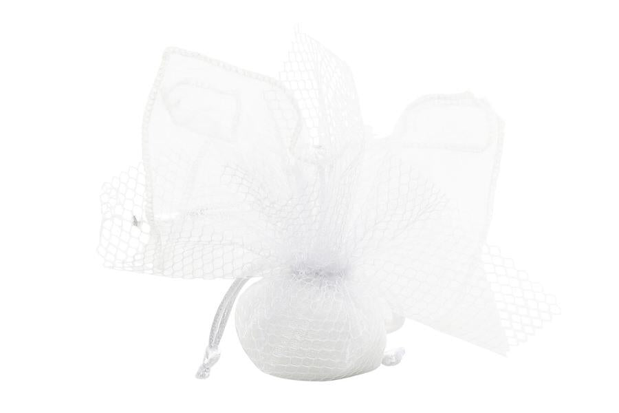 Matrimonio Harmony Coppia traforata con cuori e led Porcellana