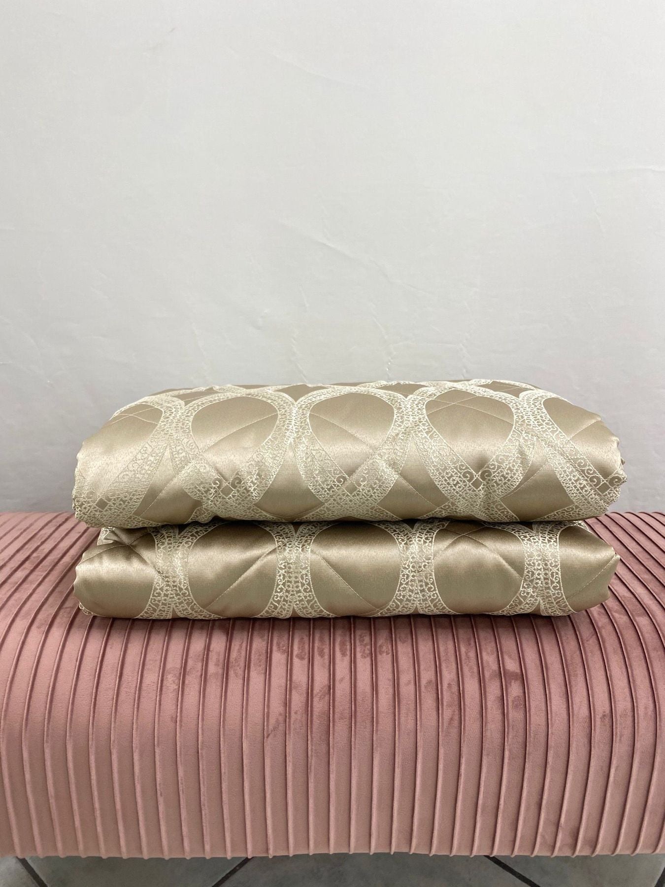 Trapuntino Via Roma 60 Beige 02 Jacquard