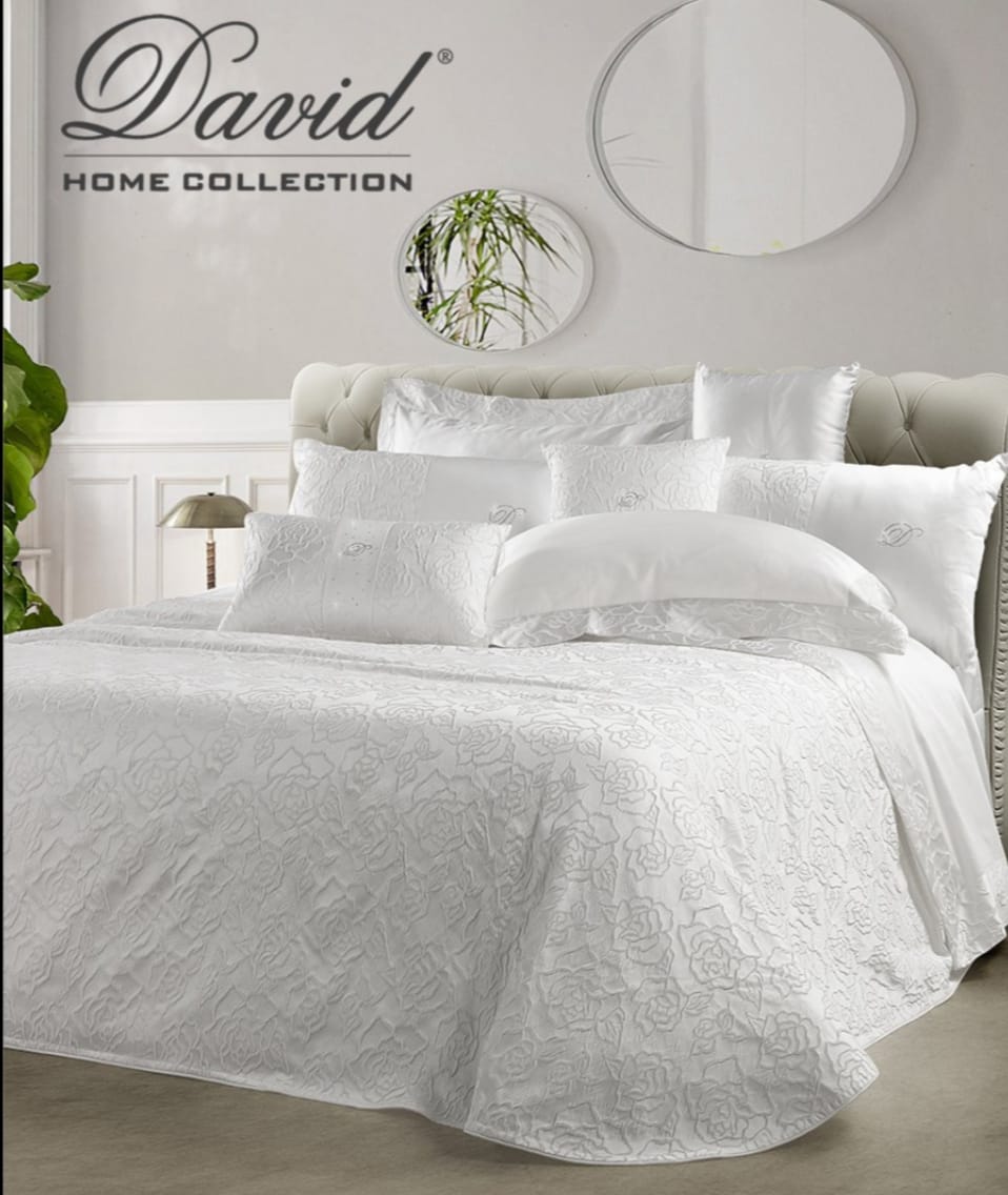 Trapunta David Alba Matrimoniale Jacquard