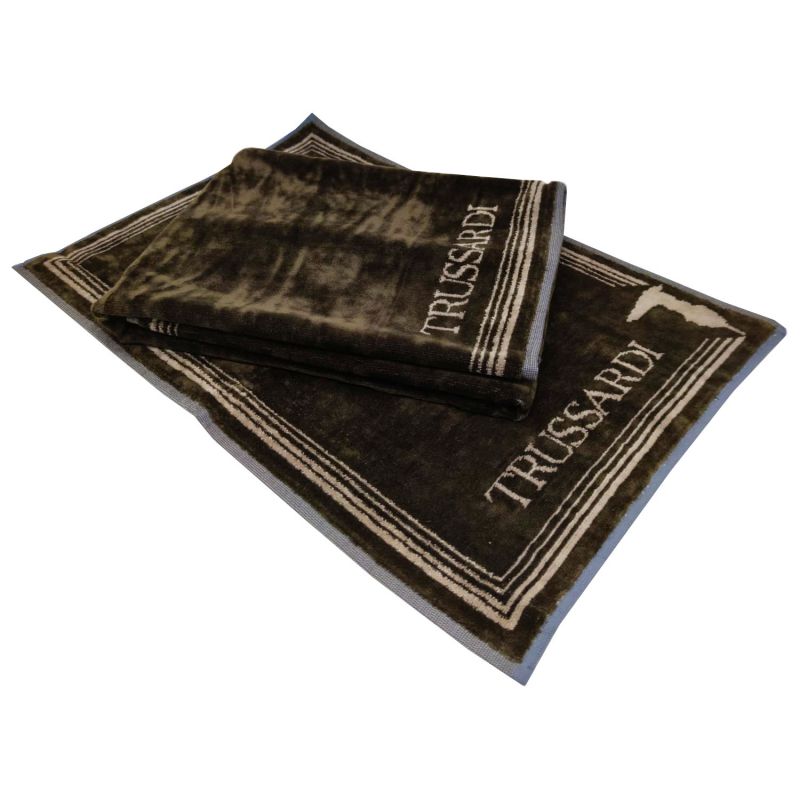 Set Asciugamani Trussardi Frame Spugna di Cotone