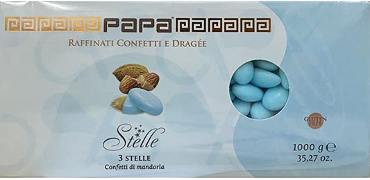 Confetti Papa Mandorla Celeste
