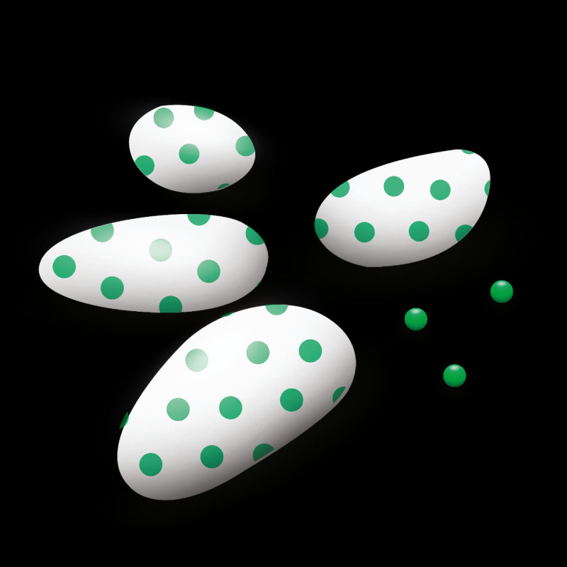 Confetto Papa Pois Verde