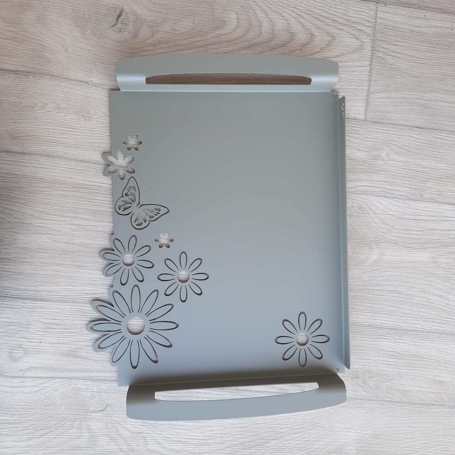 Vassoio grande Arti & Mestieri Margherite  Ferro