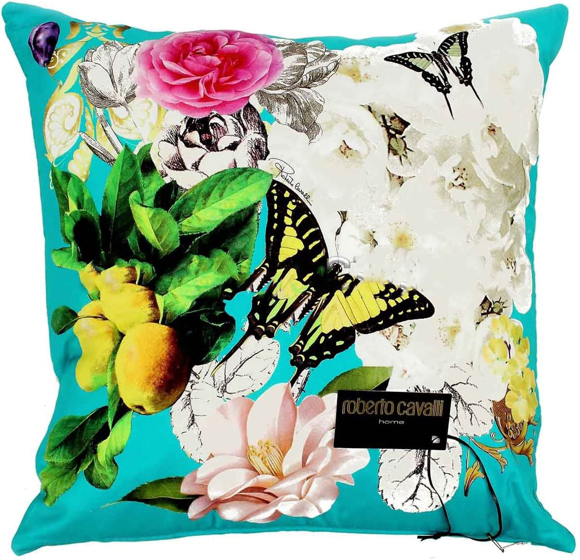 Cuscino Roberto Cavalli Blaze 60x60 cm Raso di Cotone