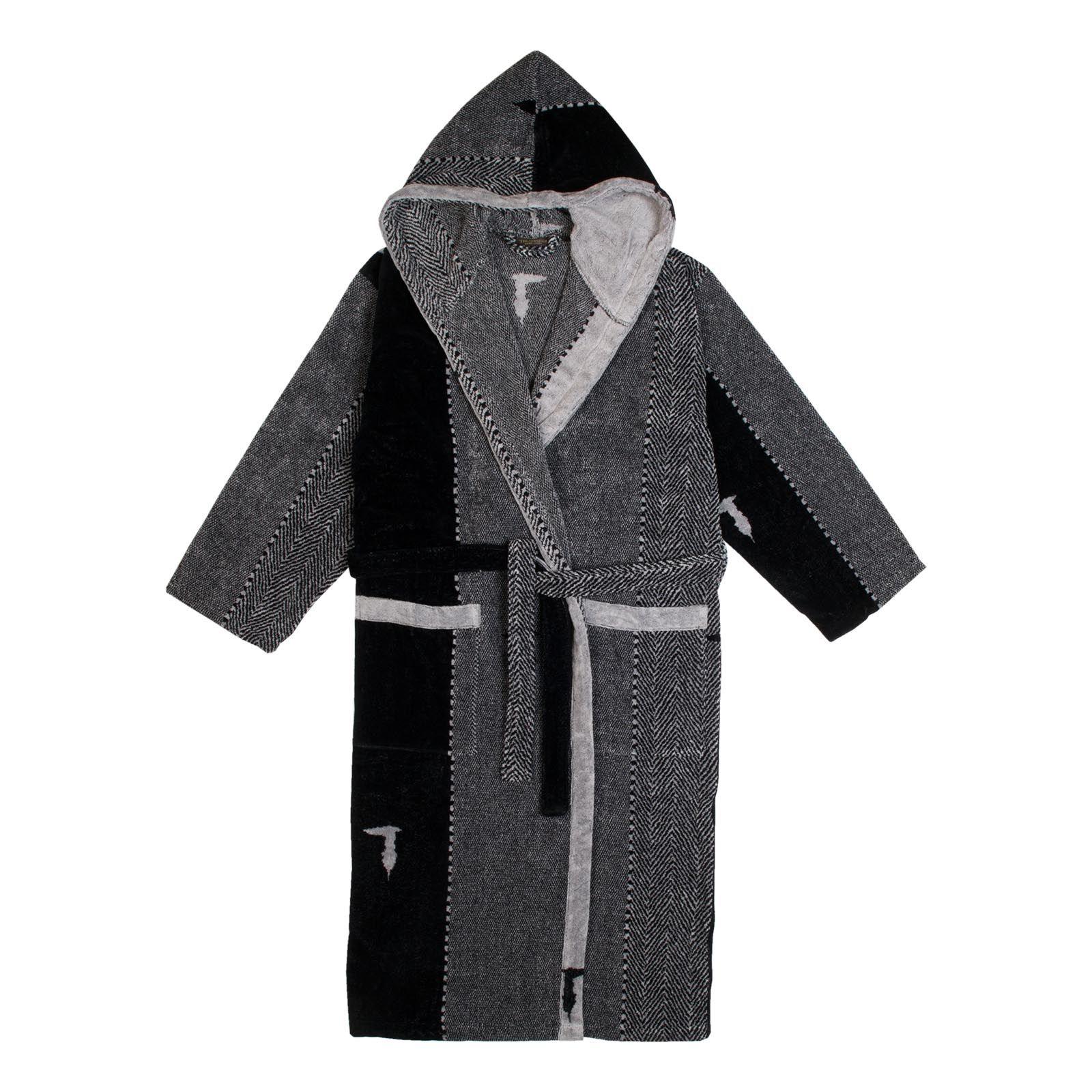 Accappatoio New Tweed XXL Trussardi Grigio Cotone - The King Luxury