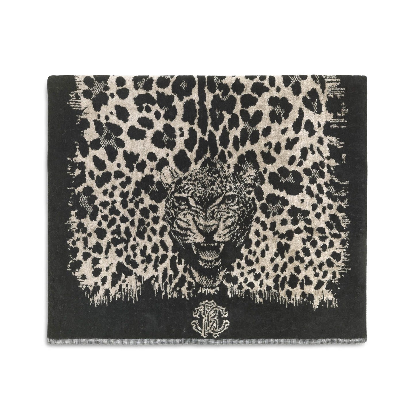 Telo Bagno Roberto Cavalli Wild Jaguar Spugna di Cotone