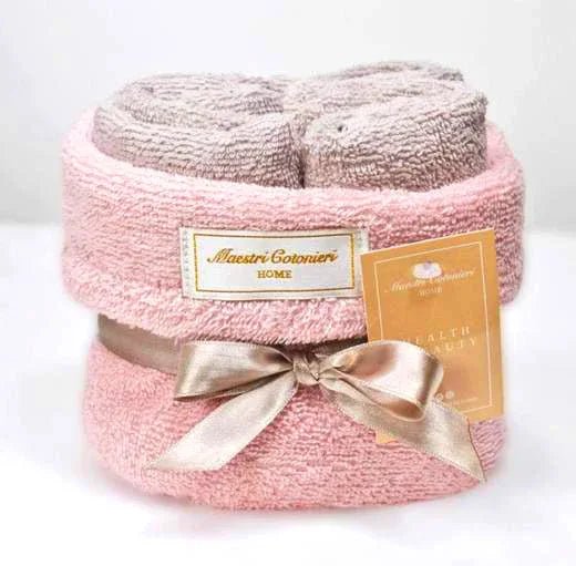 Cestino Lavette Maestri Cotonieri 30x30 con Cestino Elegante - The King Luxury