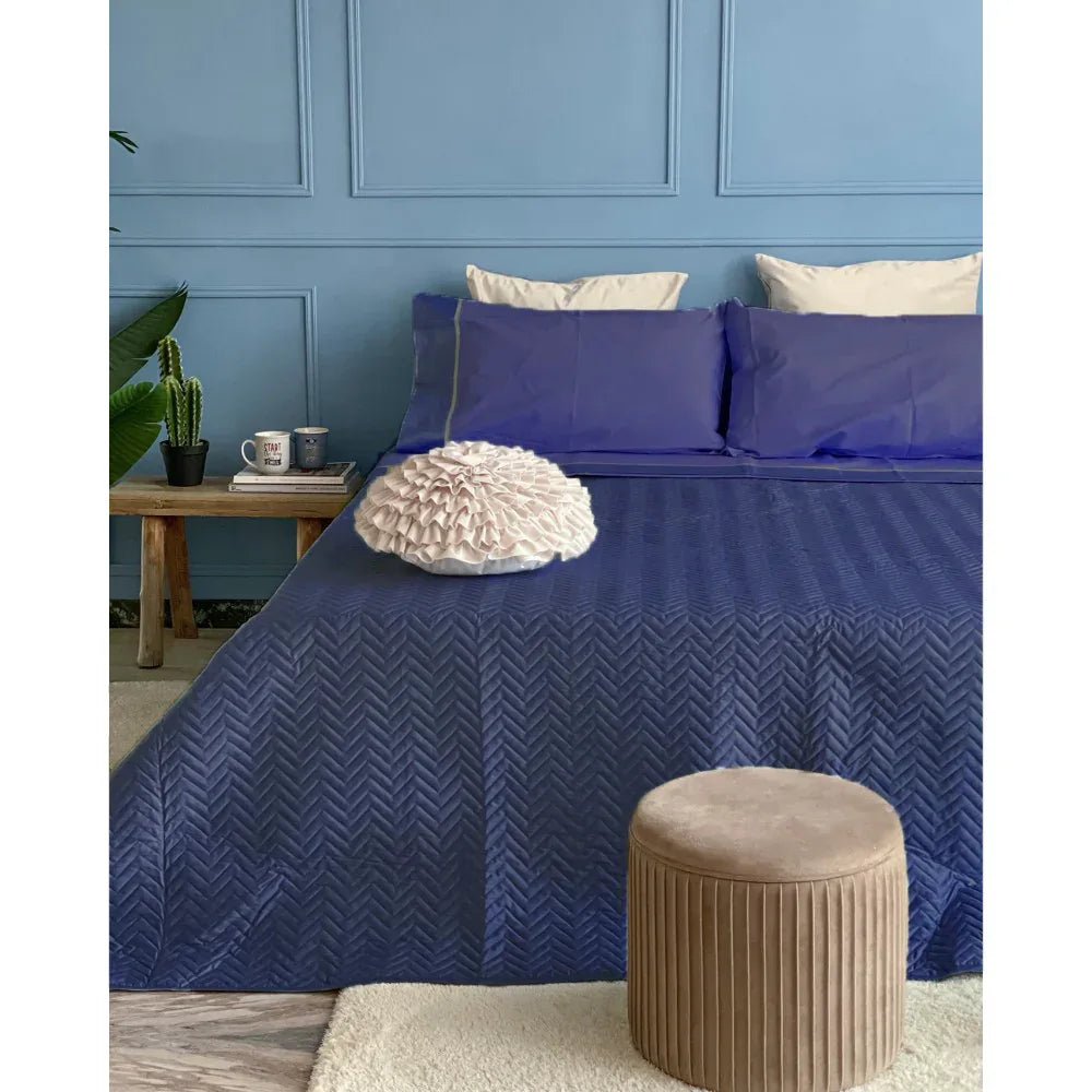 Copriletto Trapuntato Matrimoniale Major Maestri Cotonieri Cotone - The King Luxury