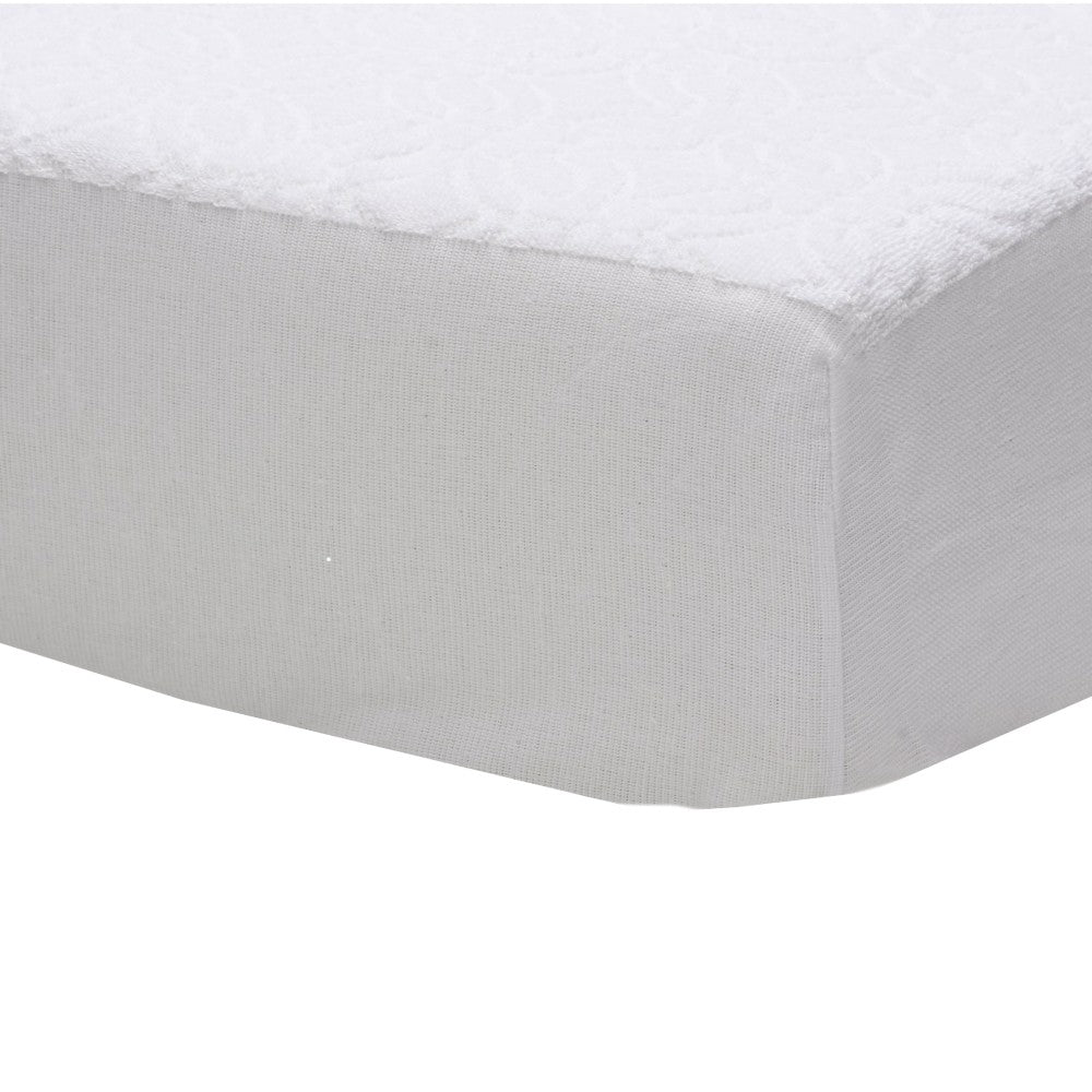 Coprimaterasso 1 posto e mezzo Continental 140x200+27 cm Antica Tessitura Italiana in spugna jersey jacquard, elasticizzato, traspirante e lavabile.