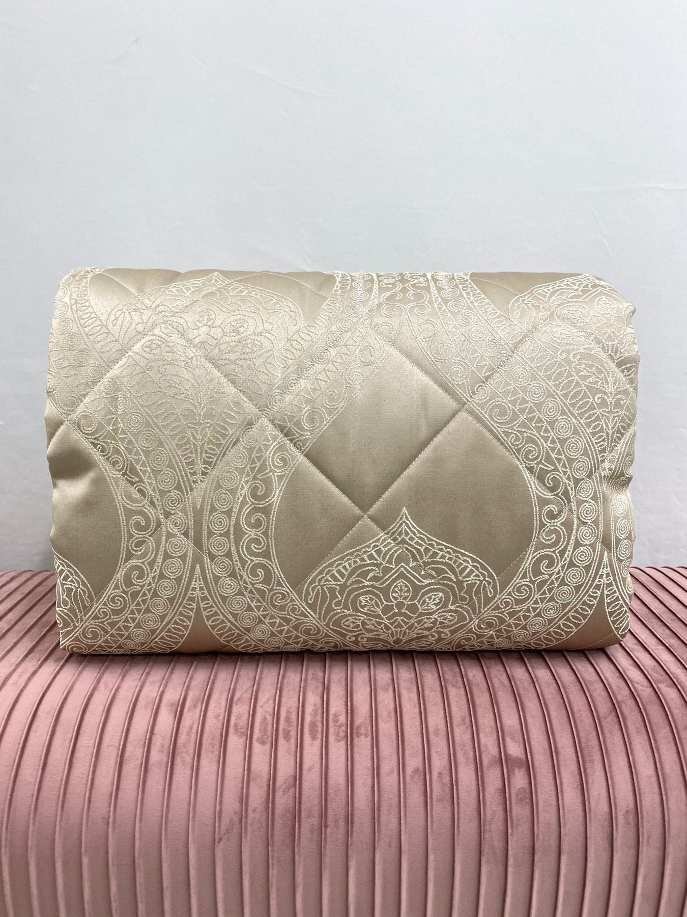 Trapuntino Via Roma 60 Beige 02 Jacquard