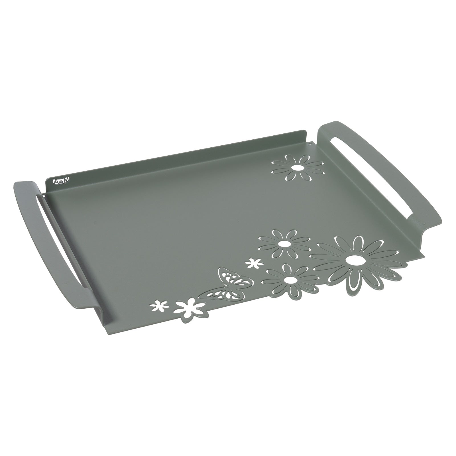 Vassoio grande Arti & Mestieri Margherite  Ferro