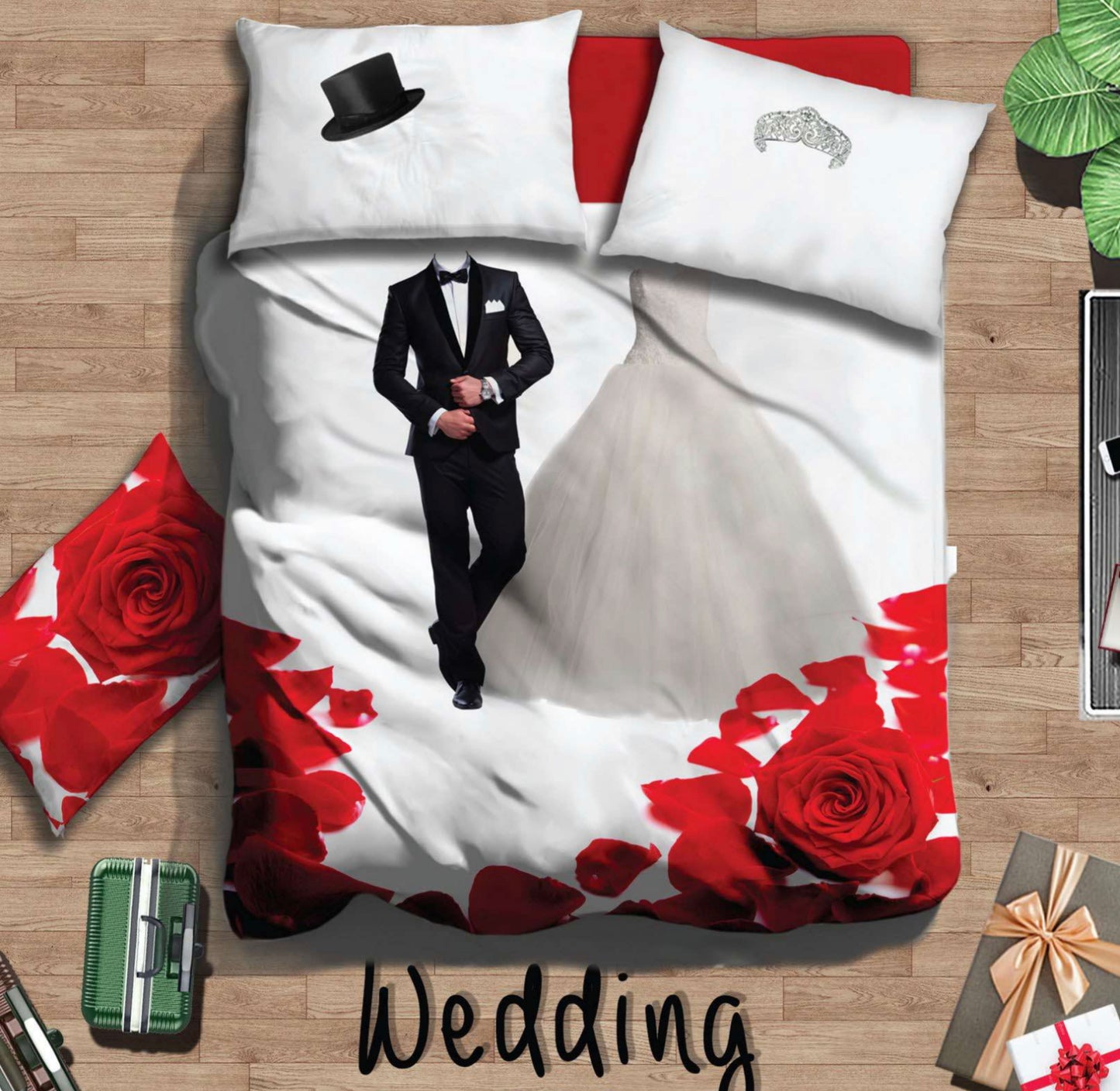 Completo Lenzuola Maestri Cotonieri I love sleeping Matrimoniale 100% Cotone