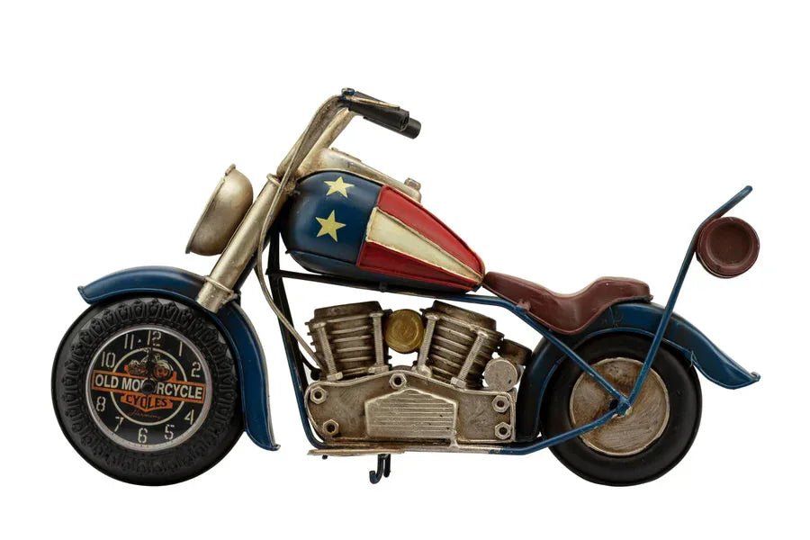 Moto Harmony Sveglietta moto metallo colorata america Porcellana - The King Luxury