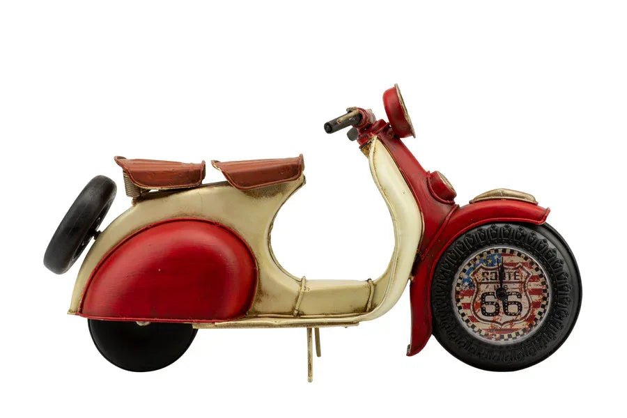Moto Harmony Sveglietta moto metallo colorata america Porcellana - The King Luxury