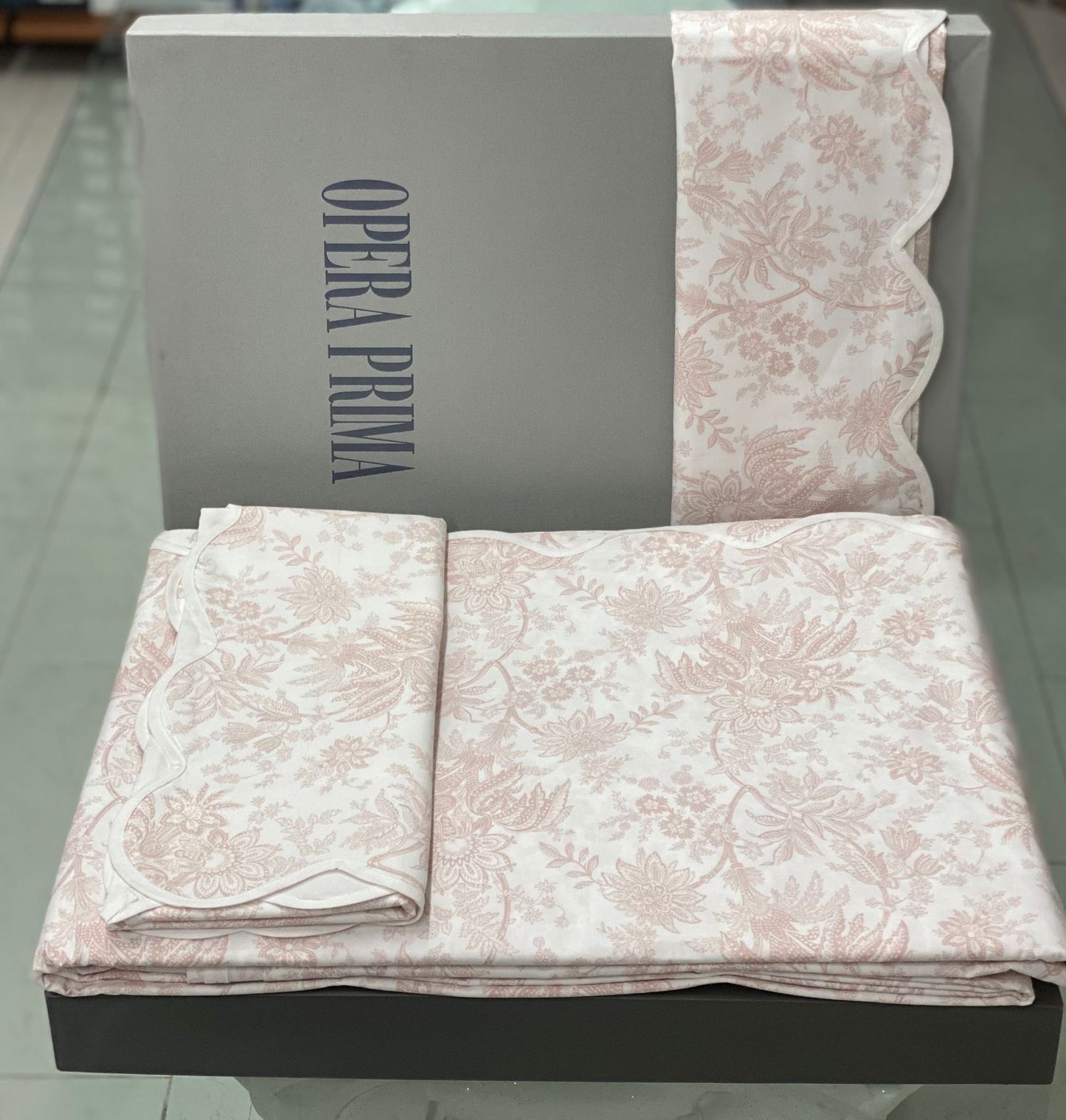 Completo Lenzuola Opera Prima Toile de Joui Matrimoniale Cotone