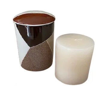 Portacandela Borbonese Trilogy Porcellana - The King Luxury