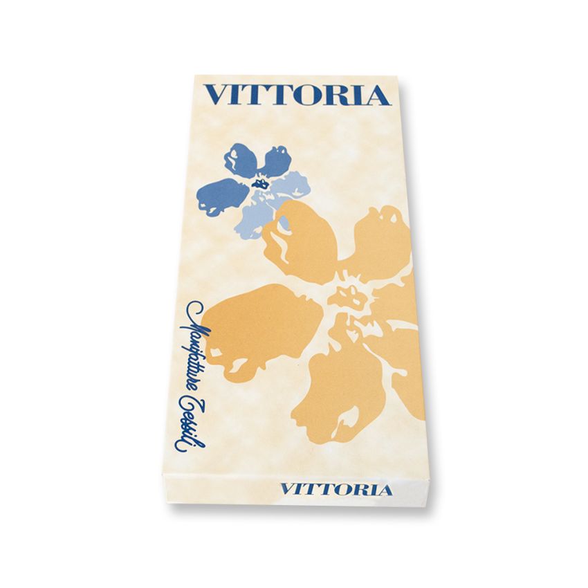 Set 6 asciugamani ospite Vittoria Diamantina 40x60 cm in 100% lino con orlo a giorno, stile elegante Made in Italy