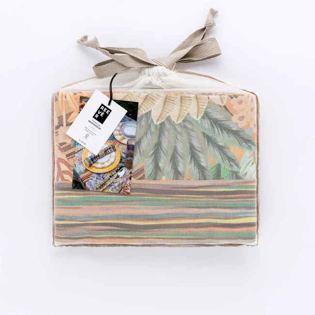 Tovaglia da Tavola Reevèr Madagascar X12 Cotone Fiammato